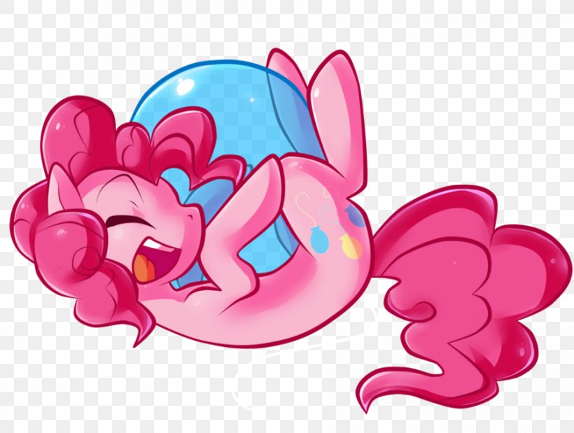 Pinkie Pie My Little Pony Rarity Balloon, PNG, 900x680px, Watercolor, Cartoon, Flower, Frame, Heart Download Free