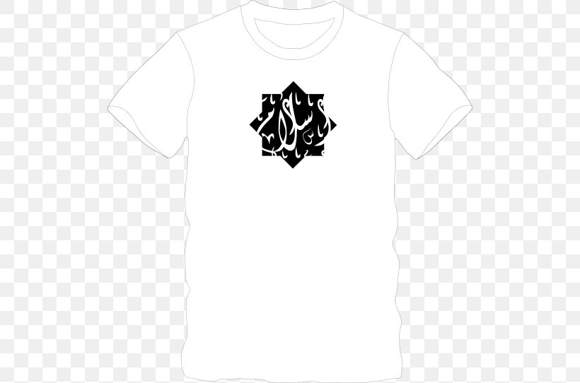 T-shirt Logo Sleeve White Font, PNG, 516x542px, Tshirt, Animal, Black, Black And White, Brand Download Free