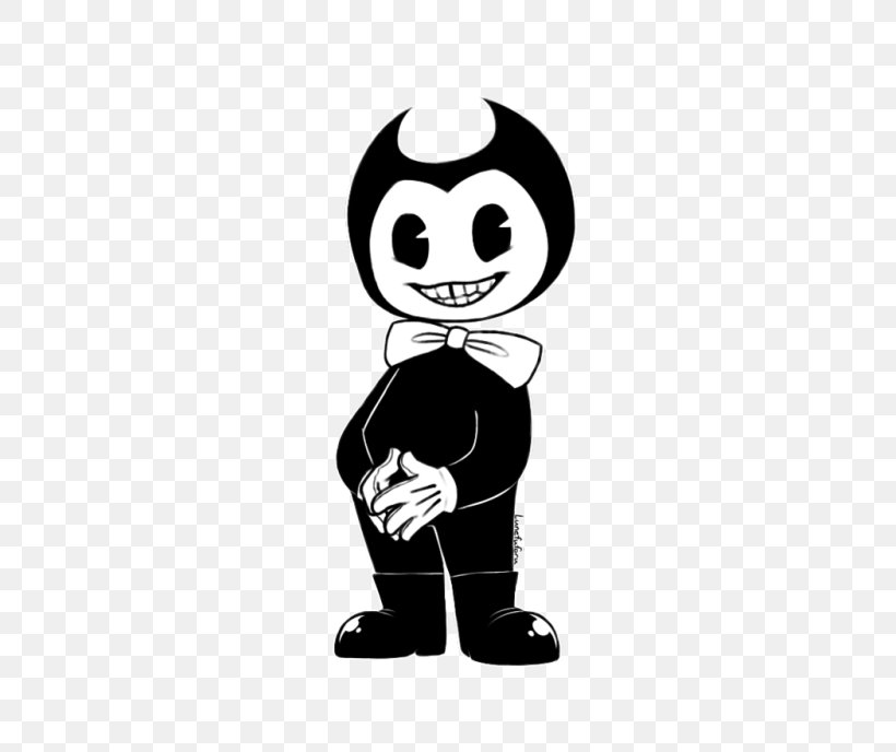 Bendy And The Ink Machine Cuphead Drawing Video Game Cartoon, PNG, 500x688px, Bendy And The Ink Machine, Art, Black, Black And White, Cartoon Download Free