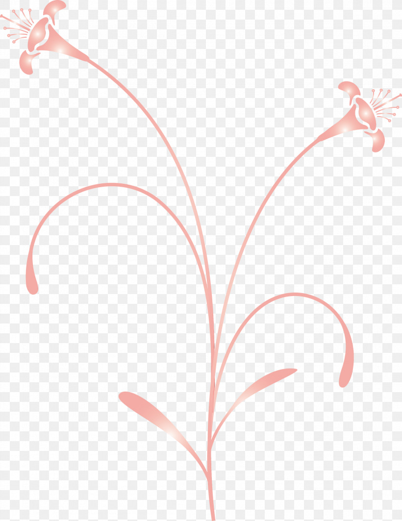 Leaf Pink Plant Line Flower, PNG, 2313x2999px, Easter Flower, Flower, Heart, Leaf, Line Download Free