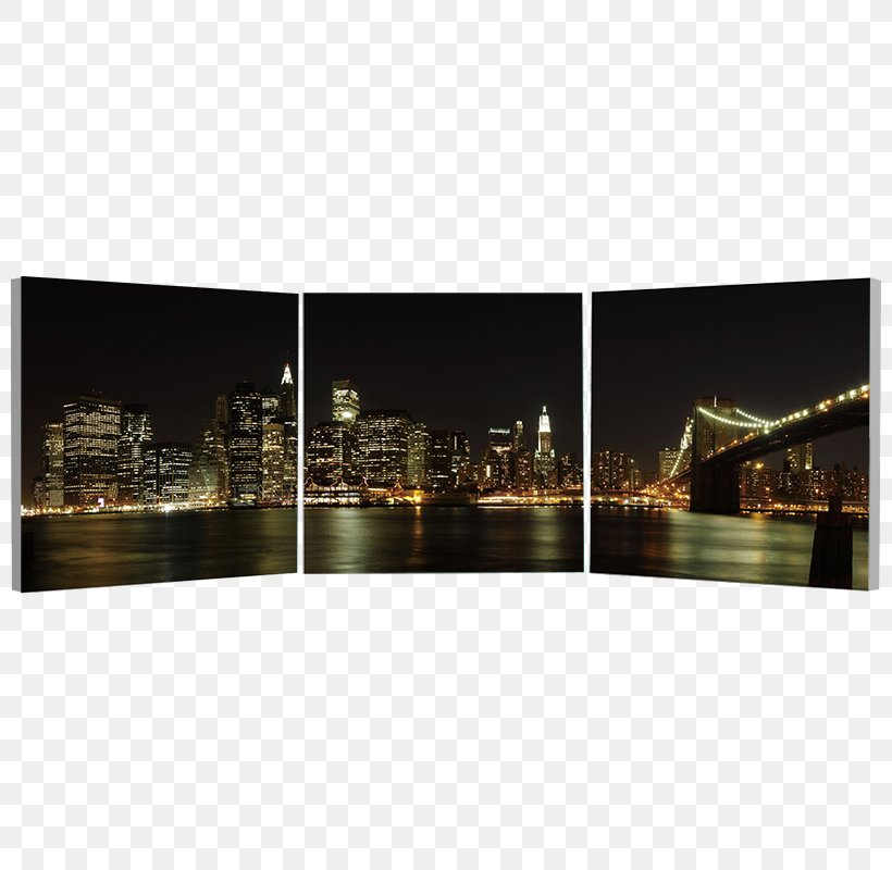 New York City Skyline Cityscape Triptych, PNG, 800x800px, New York City, Art, Brand, Canvas, City Download Free