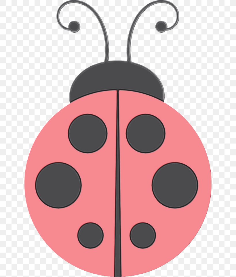 Pink Insect - Watercolor Animal PNG