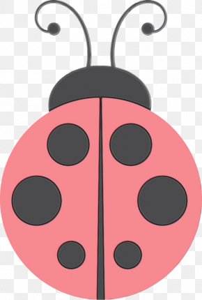 Pink Insect - Watercolor Animal PNG