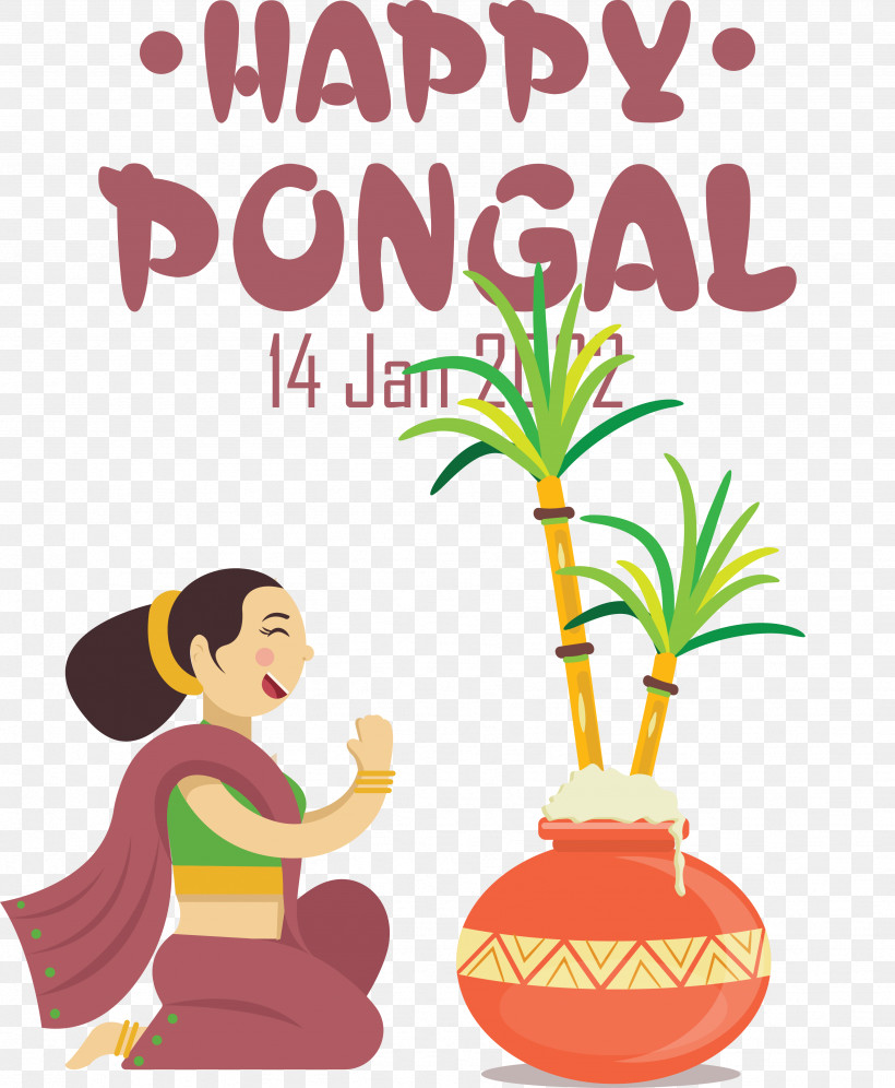 Pongal, PNG, 3477x4227px, Pongal, Abstract Art, Cartoon, Drawing, Festival Download Free