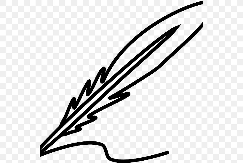 Quill Black And White Clip Art, PNG, 551x551px, Quill, Artwork, Ballpoint Pen, Black And White, Drawing Download Free