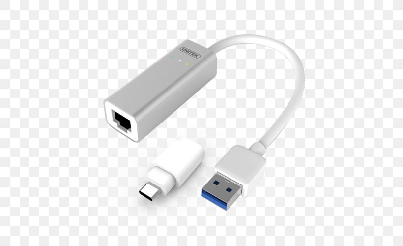 USB-C Network Cards & Adapters Gigabit Ethernet USB 3.0, PNG, 500x500px, Usbc, Adapter, Cable, Computer, Computer Port Download Free