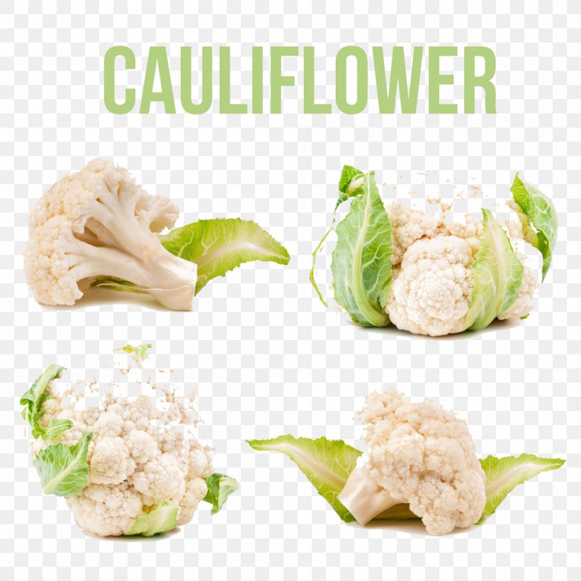 Cauliflower Vegetable Auglis Graphic Design, PNG, 1000x1000px, Cauliflower, Appetizer, Auglis, Broccoli, Cruciferous Vegetables Download Free