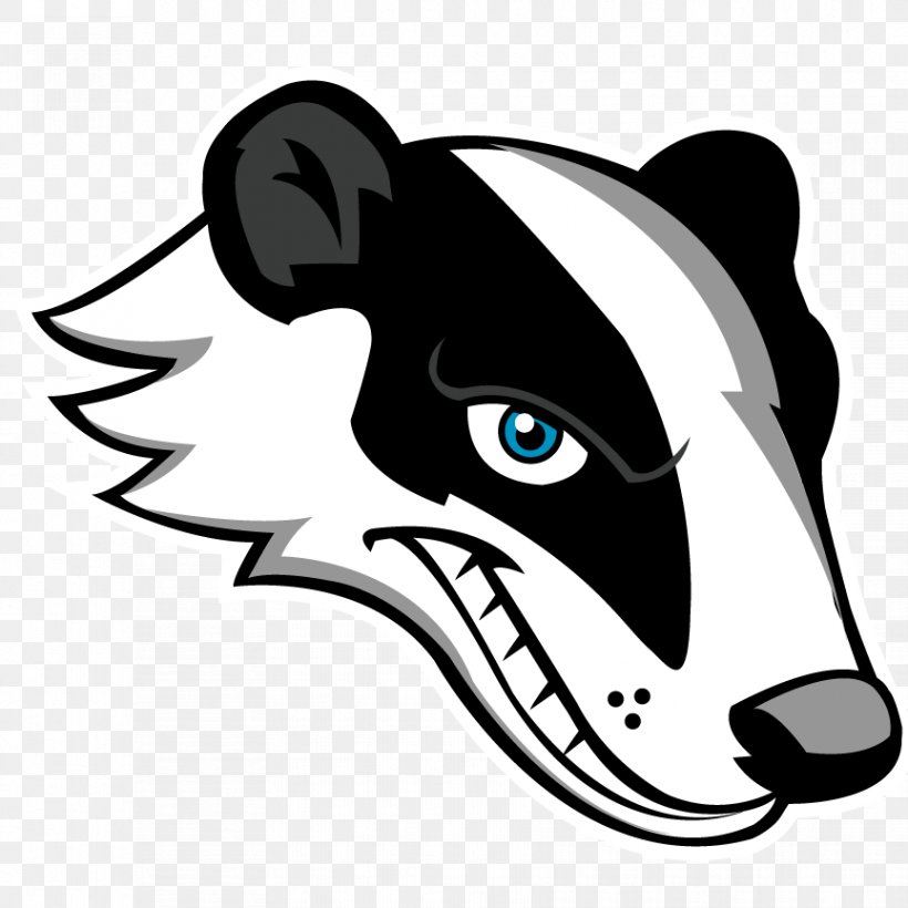 Honey Badger Wolverine Clip Art, PNG, 864x864px, Honey Badger, Art, Badger, Black, Black And White Download Free