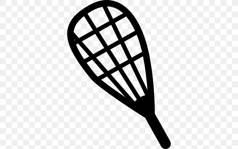 Racket Racquetball Sport, PNG, 512x512px, Racket, Badminton, Ball, Ball Game, Black And White Download Free