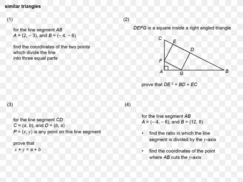 Similar Triangles Mathematics Area, PNG, 1500x1125px, Triangle, Area, Black And White, Brand, Diagram Download Free
