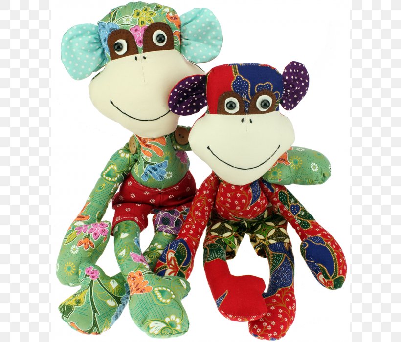 Batik Songket Monkey Stuffed Animals & Cuddly Toys, PNG, 700x700px, Batik, Baby Toys, Cartoon, Clothing, Hand Puppet Download Free