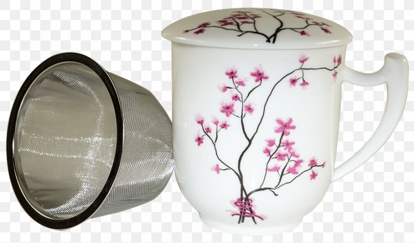 Coffee Cup Tea Porcelain Mug Saucer, PNG, 900x529px, Coffee Cup, Bone China, Ceramic, Cherry Blossom, Cup Download Free