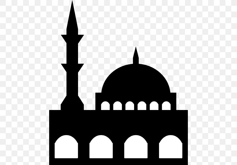 Mosque Musala Islam Clip Art, PNG, 480x570px, Mosque, Almasjid Annabawi, Arch, Black And White, Brand Download Free