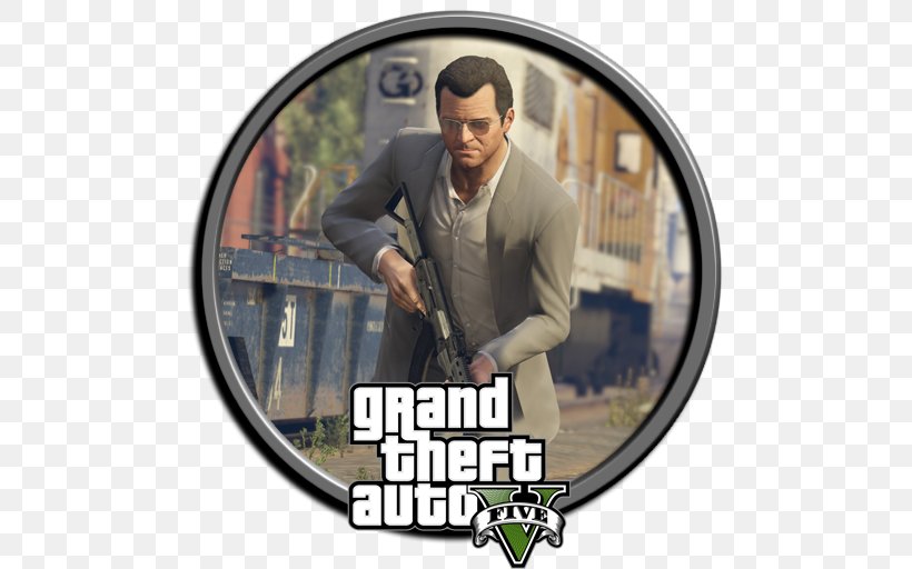 Grand Theft Auto V Grand Theft Auto: Vice City Grand Theft Auto Online Xbox 360 Rockstar Games, PNG, 512x512px, Grand Theft Auto V, Brand, Game, Gameplay, Grand Theft Auto Download Free