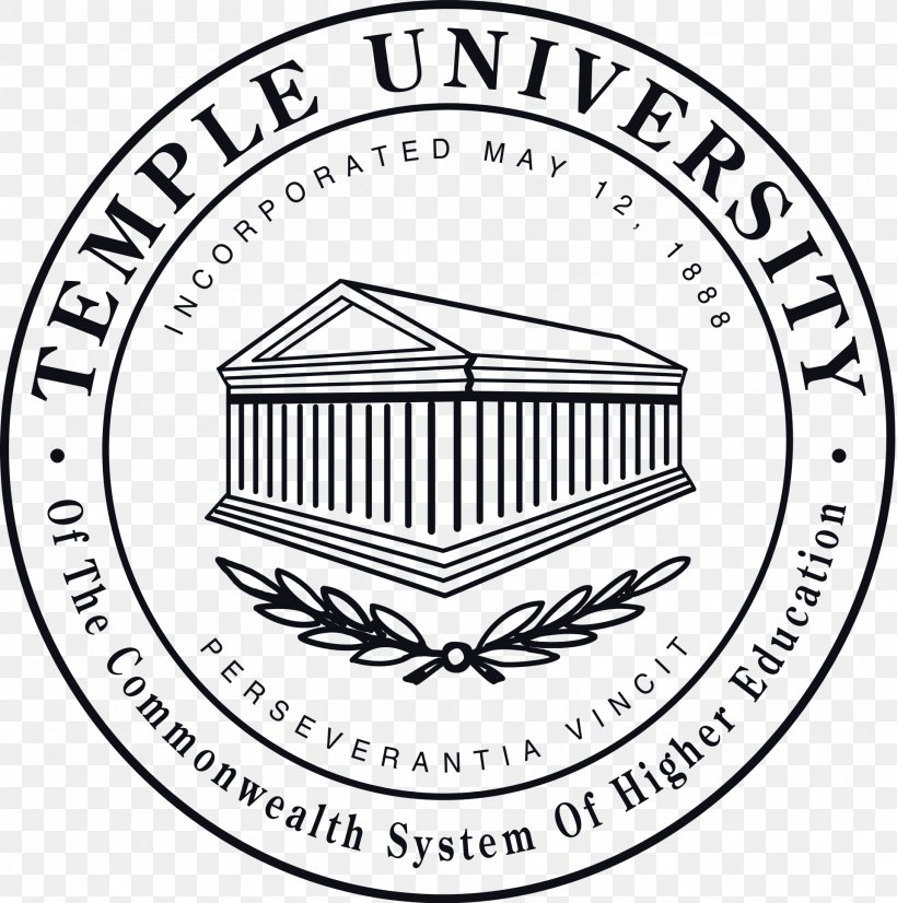 Lewis Katz School Of Medicine At Temple University Florida College Logo, PNG, 1920x1935px, Temple University, Area, Black And White, Brand, College Download Free