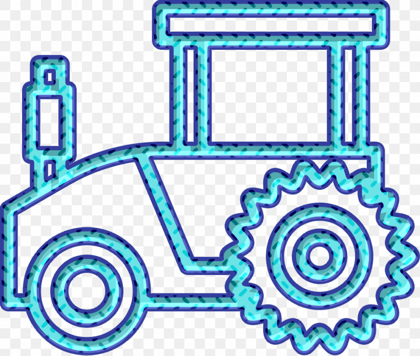Tractor Icon Agriculture And Farmer Icon, PNG, 970x822px, Tractor Icon, Geometry, Line, Mathematics, Meter Download Free