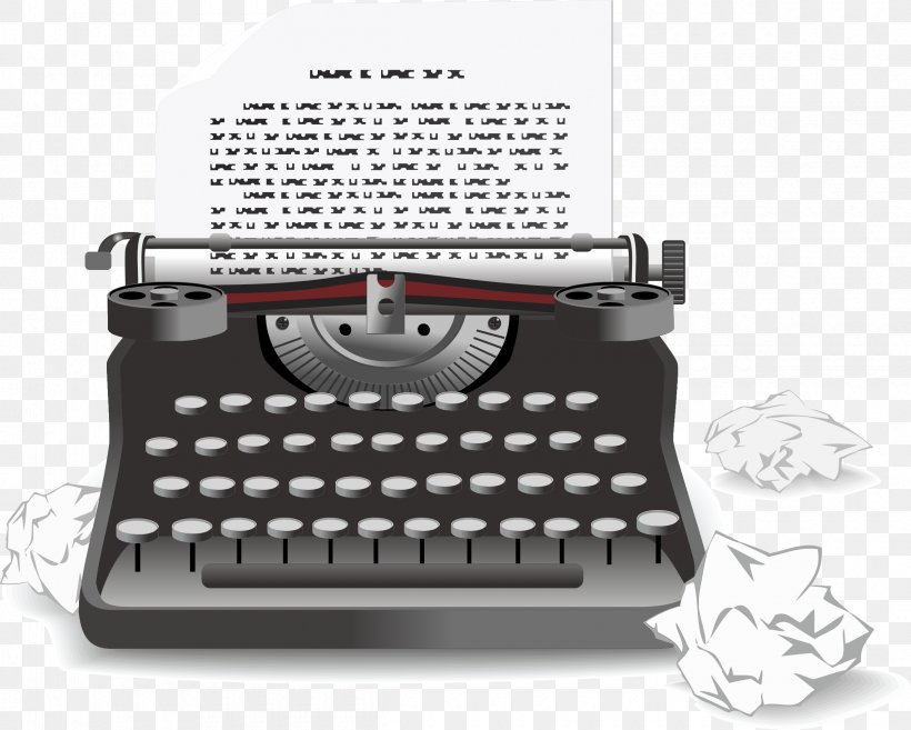 Paper Typewriter Clip Art, PNG, 2400x1925px, Paper, Brand, Machine, Office Equipment, Office Supplies Download Free