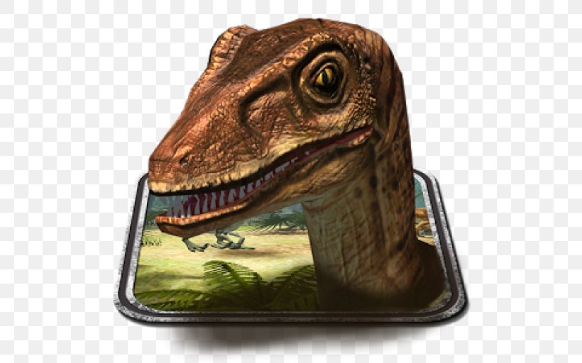 Velociraptor Desktop Wallpaper Dinosaur, PNG, 512x512px, Velociraptor, Desktop Environment, Dinosaur, Google, Google Play Download Free