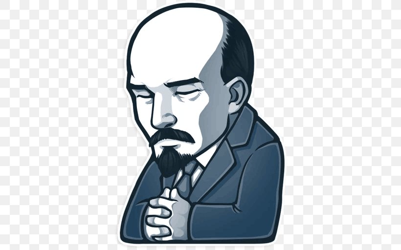 Vladimir Lenin Telegram Sticker Communism VKontakte, PNG, 512x512px, Vladimir Lenin, Author, Beard, Communication, Communism Download Free