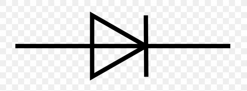 Electronic Symbol Zener Diode Light-emitting Diode Wiring Diagram, PNG, 1280x472px, Electronic Symbol, Area, Black, Black And White, Circuit Diagram Download Free