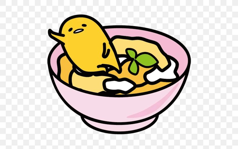 ぐでたま Sanrio T-shirt Breakfast Egg, PNG, 512x512px, Sanrio, Artwork, Beak, Breakfast, Character Download Free