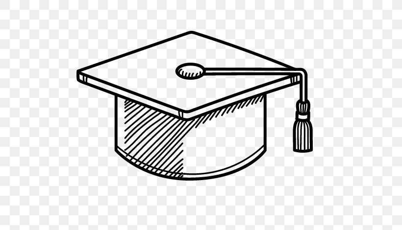 Square Academic Cap Graduation Ceremony Hat Bonnet Drawing, PNG, 600x470px, Square Academic Cap, Adult, Area, Black And White, Bonnet Download Free