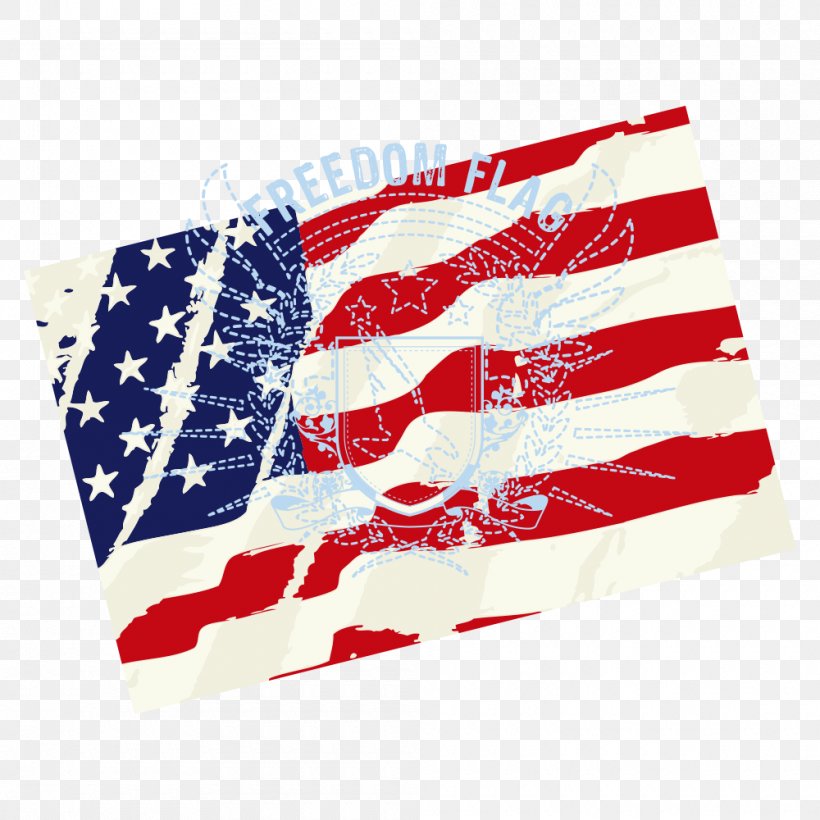 T-shirt Flag Of The United States National Flag, PNG, 1000x1000px, United States, Flag, Flag Of The United States, Pattern Download Free