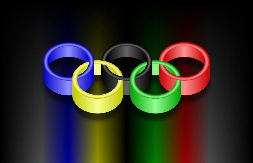 Winter Olympic Games Ring Olympic Symbols, PNG, 3732x2400px, 3d Computer Graphics, Olympic Games, Light, Material, Neon Download Free
