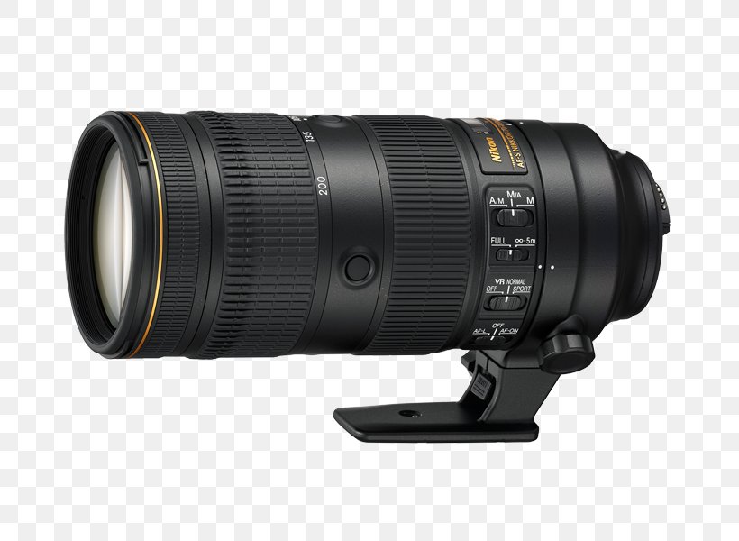 Canon EF 70–200mm Lens Nikon AF-S Nikkor Telephoto Zoom 70-200mm F/2.8E FL ED VR Nikon AF-S DX Nikkor 35mm F/1.8G Camera Lens, PNG, 800x600px, Nikkor, Aperture, Camera, Camera Accessory, Camera Lens Download Free