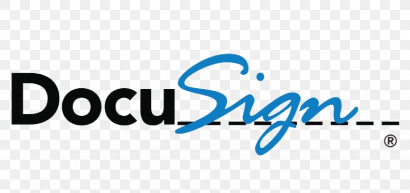 Logo DocuSign NASDAQ:DOCU Brand Font, PNG, 847x400px, Logo, Area, Blue, Brand, Corporate Identity Download Free