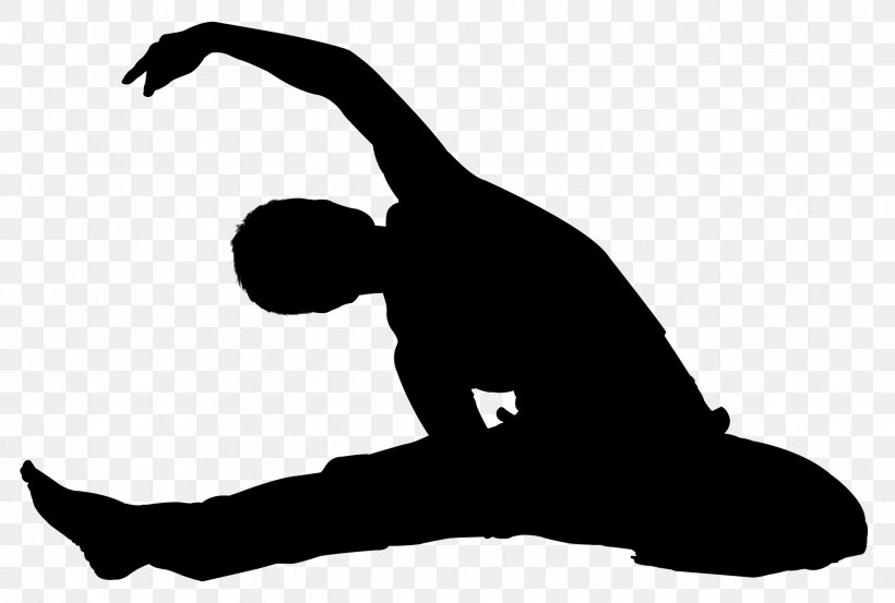 Silhouette Exercise Vector Graphics Illustration Physical Fitness, PNG, 2450x1653px, Silhouette, Art, Balance, Blackandwhite, Copyright Download Free