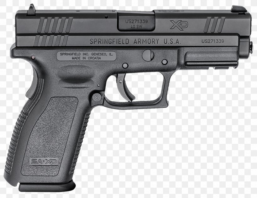 Springfield Armory HS2000 Pistol .40 S&W Firearm, PNG, 1800x1391px, Watercolor, Cartoon, Flower, Frame, Heart Download Free