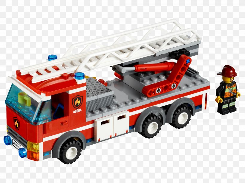 Lego City Fire Station Toy Lego Minifigure, PNG, 4000x3000px, Lego City, Construction Set, Emergency Service, Emergency Vehicle, Fire Apparatus Download Free