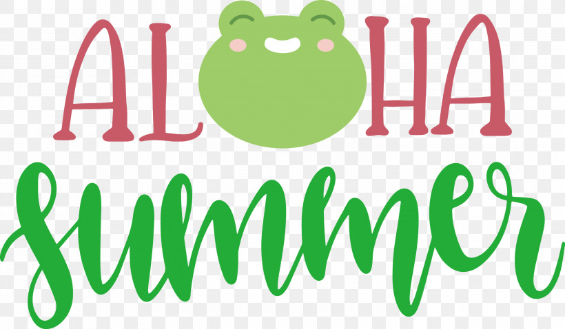 Aloha Summer Emoji Summer, PNG, 2999x1751px, Aloha Summer, Emoji, Frogs, Green, Line Download Free