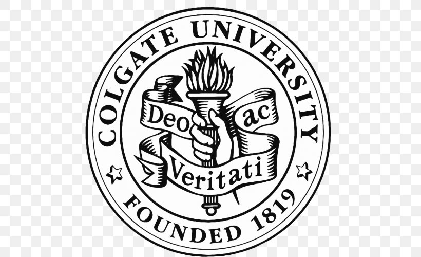 Colgate University Logo Organization College, PNG, 500x500px, Colgate University, Area, Black And White, Brand, Campus Download Free