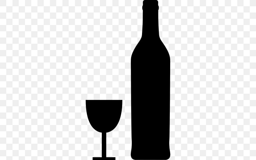 Dessert Wine Sparkling Wine Glass Bottle White Wine, PNG, 512x512px, Dessert Wine, Alcoholic Beverage, Barware, Black And White, Bottle Download Free