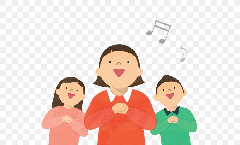 cartoon images of children sing