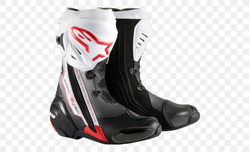 Alpinestars Supertech R Motorcycle Boots, PNG, 500x500px, Motorcycle Boot, Alpinestars, Black, Boot, Cross Training Shoe Download Free