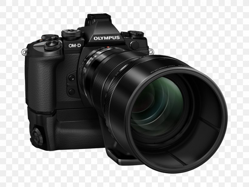 Digital SLR Olympus M.Zuiko Digital ED 40-150mm F/2.8 PRO Camera Lens Olympus OM-D E-M5 Mark II Olympus M.Zuiko Digital ED 40-150mm F/4-5.6, PNG, 1200x900px, Digital Slr, Camera, Camera Accessory, Camera Lens, Cameras Optics Download Free
