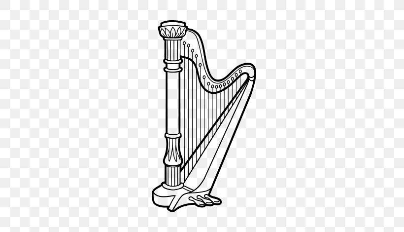 Harp Drawing Musical Instruments Coloring Book, PNG, 600x470px, Watercolor, Cartoon, Flower, Frame, Heart Download Free