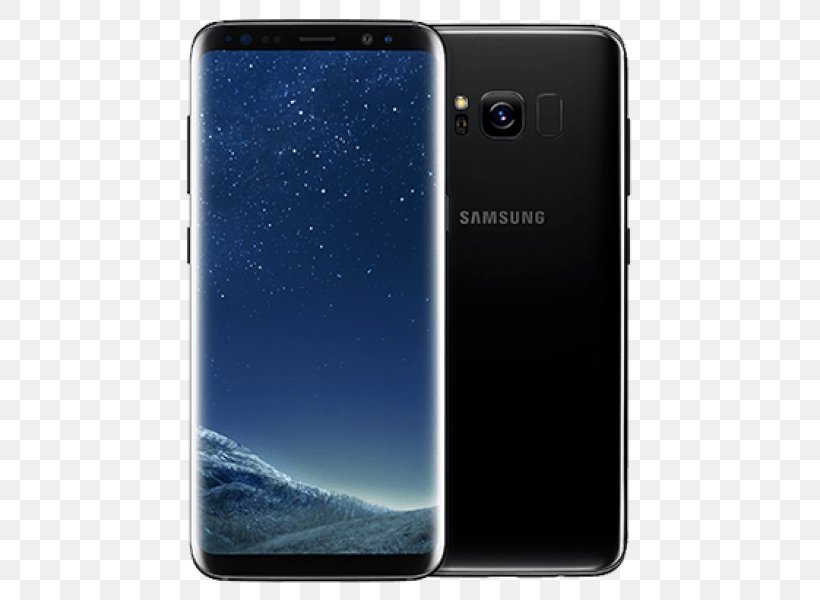 Samsung Galaxy S8 Android Midnight Black 4G, PNG, 600x600px, Samsung Galaxy S8, Android, Cellular Network, Communication Device, Electric Blue Download Free