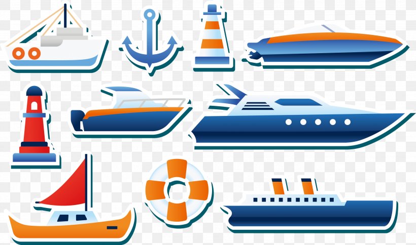 Yacht Euclidean Vector Sticker Clip Art, PNG, 2619x1549px, Yacht, Boat, Brand, Maritime Transport, Mode Of Transport Download Free