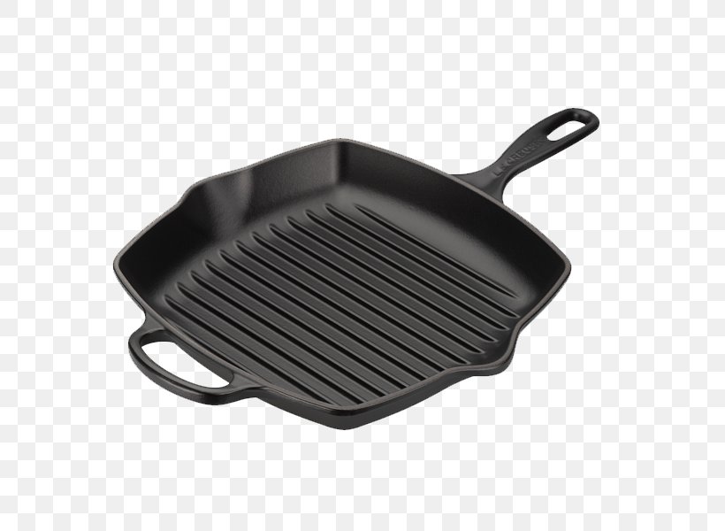 Barbecue Le Creuset Signature Cast Iron Square Grillit Frying Pan Cookware, PNG, 600x600px, Barbecue, Cast Iron, Castiron Cookware, Cookware, Cookware And Bakeware Download Free