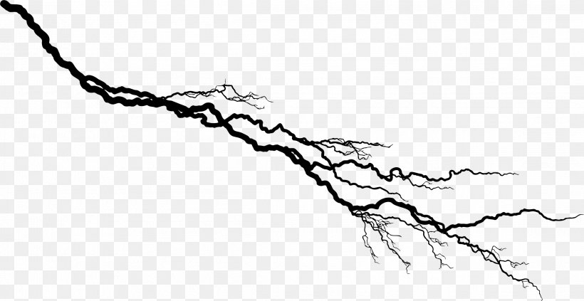 Lightning Thunderstorm Clip Art, PNG, 2294x1184px, Lightning, Black And White, Branch, Chain, Climate Download Free