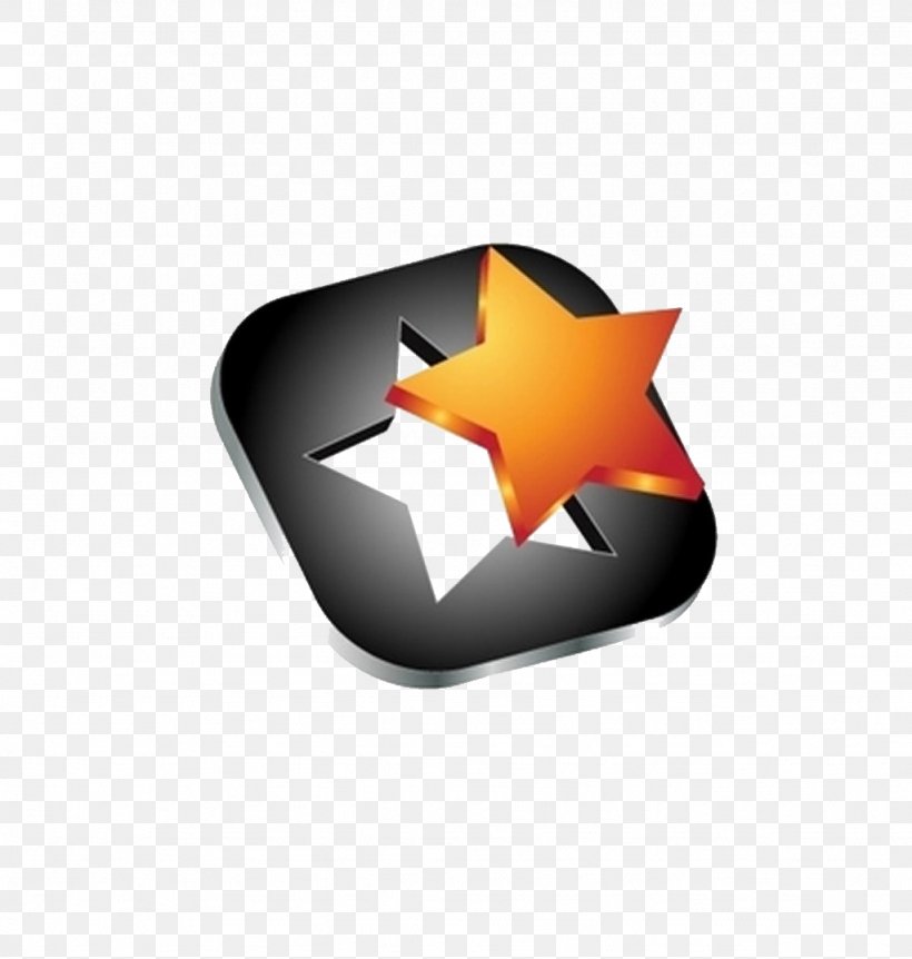Three-dimensional Space Star Icon, PNG, 1024x1077px, 3d Computer Graphics, Threedimensional Space, Logo, Orange, Shape Download Free