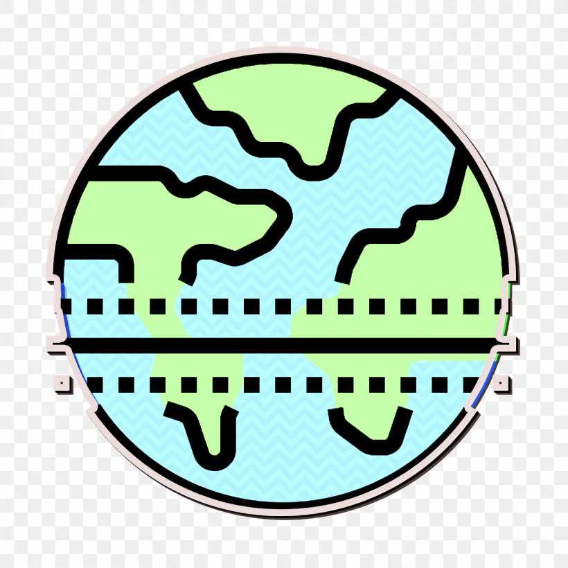 Equator Icon Latitude Icon Global Warming Icon, PNG, 1160x1160px, Equator Icon, Global Warming Icon, Logo, Sticker, Turquoise Download Free