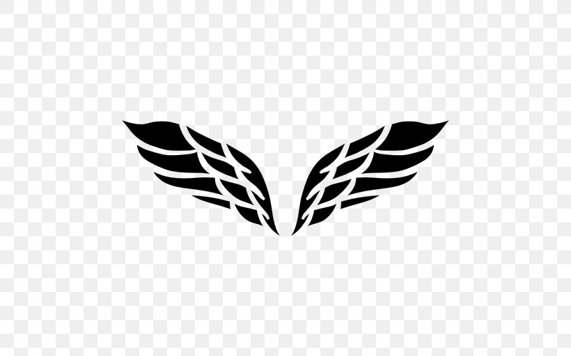 Logo, PNG, 512x512px, Logo, Angel, Art, Bird, Black And White Download Free