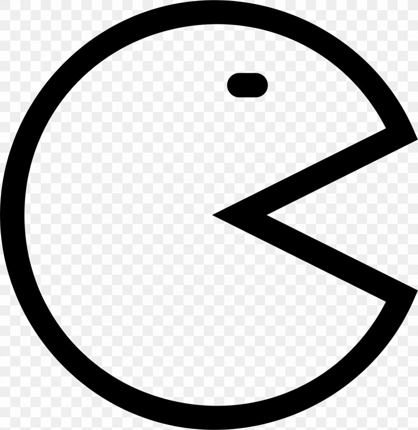 Pac-Man Clip Art, PNG, 1233x1272px, Pacman, Area, Black And White, Cartoon, Eating Download Free