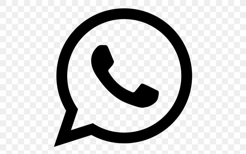 WhatsApp Clip Art, PNG, 512x512px, Whatsapp, Area, Black And White, Csssprites, Email Download Free