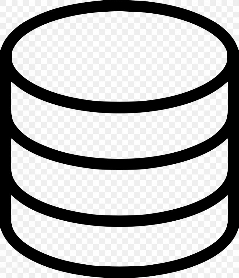 Database Clip Art, PNG, 840x980px, Database, Auto Part, Black And White, Cdr, Computer Servers Download Free